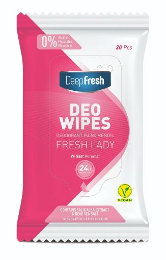 DEEP FRESH DEOWIPES ISLAK MENDİL LADY DİSPLAY  resmi