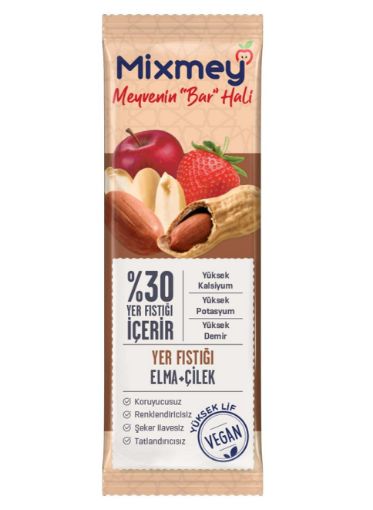 MIXMEY ELMALI ÇİLEKLİ YER FISTIKLI 25 GR resmi