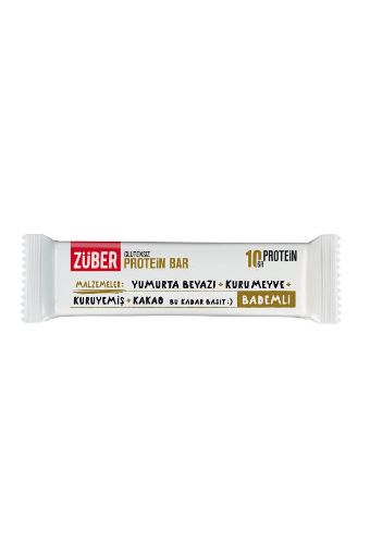 ZÜBER GLUTENSİZ PROTEİN BARI BADEMLİ resmi