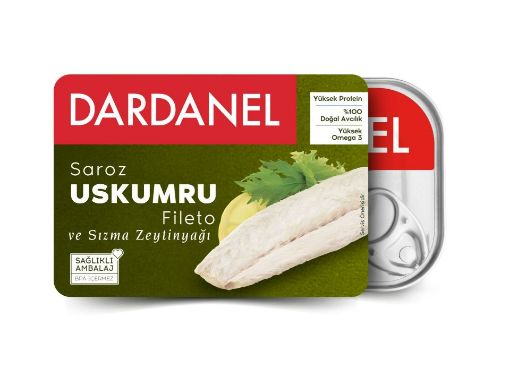 DARDANEL ZEYTİNYAĞLI USKUMRU 110 GR 12'Lİ resmi