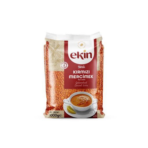 EKİN KIRMIZI MERCİMEK  1000 GR resmi