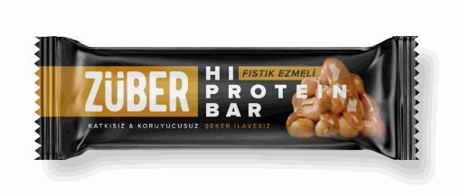 ZÜBER FISTIK EZMELİ Hİ-PROTEİN BAR 45 GR resmi