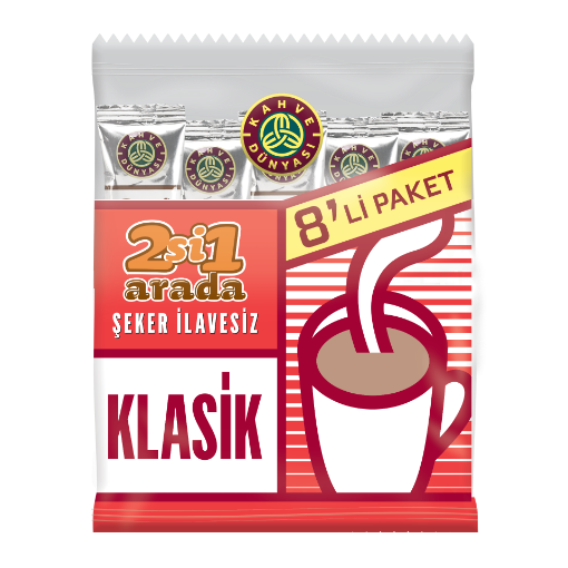 2’Sİ 1 ARADA KLASİK HAZIR KAHVE 12GR*(8’Lİ MP*24) resmi