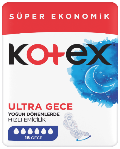 KOTEX ULTRA QUADRO GECE (16X12)      resmi