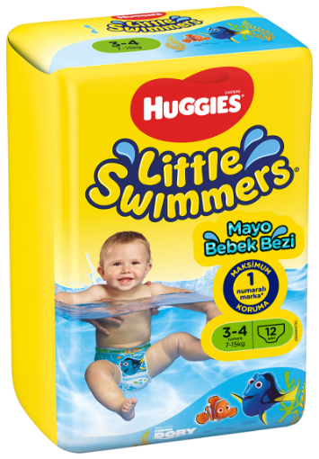 HUGGIES LITTLE SWIMMERS 7*15 KG(12*3) resmi