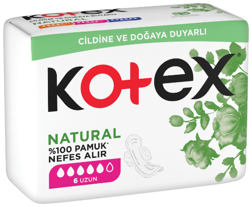 KOTEX NATURAL ULTRA SINGLE UZUN (6X24) resmi