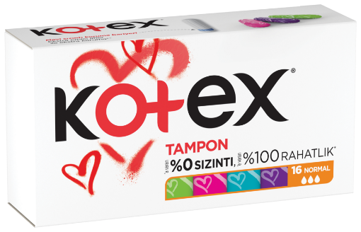 KOTEX TAMPON NORMAL(16*12) resmi