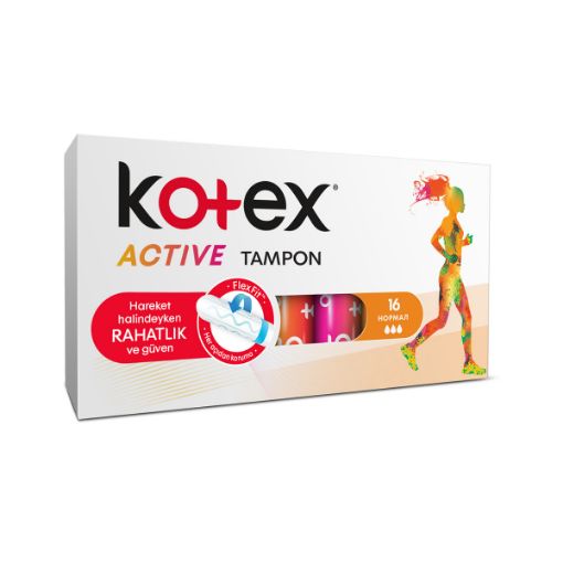 KOTEX ACTIVE TAMPON NORMAL SRP(16*12) resmi