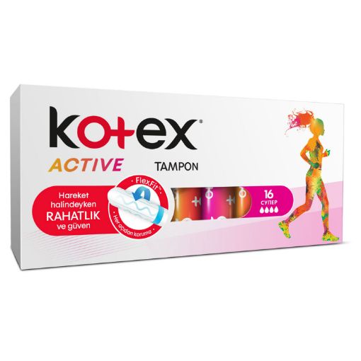 KOTEX ACTIVE TAMPON UZUN SRP(16*12) resmi