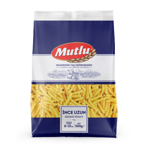 MUTLU MAKARNA İNCE UZUN 500 GR resmi