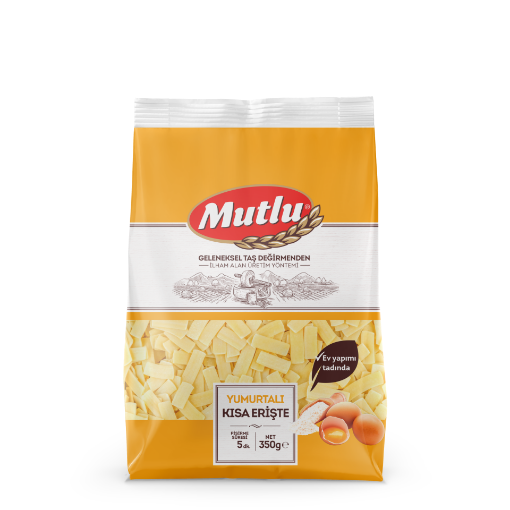 MUTLU MAKARNA Y. KISA ERİŞTE 350 GR resmi