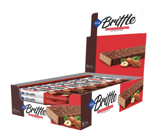 BRITTLE ÇİKO GOFRET FIND.KRE. 30G(6X24) resmi