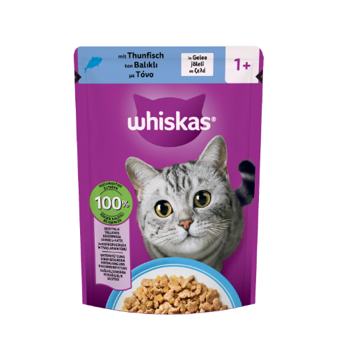 WHİSKAS TON BALIKLI POŞET YAŞ MA 85G*28 resmi