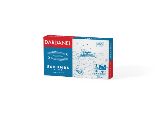 DARDANEL Z.YAĞLI USKUMRU 125G 8Lİ resmi