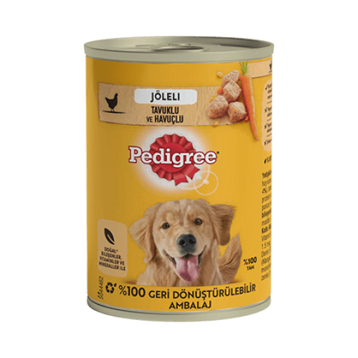 PEDİGREE YETİŞKİN TAVUKLU KONSER 400G*24 resmi